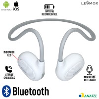 Fone Bluetooth Condução Óssea LE-276 Lehmox - Branco